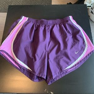 Purple Nike Running Shorts